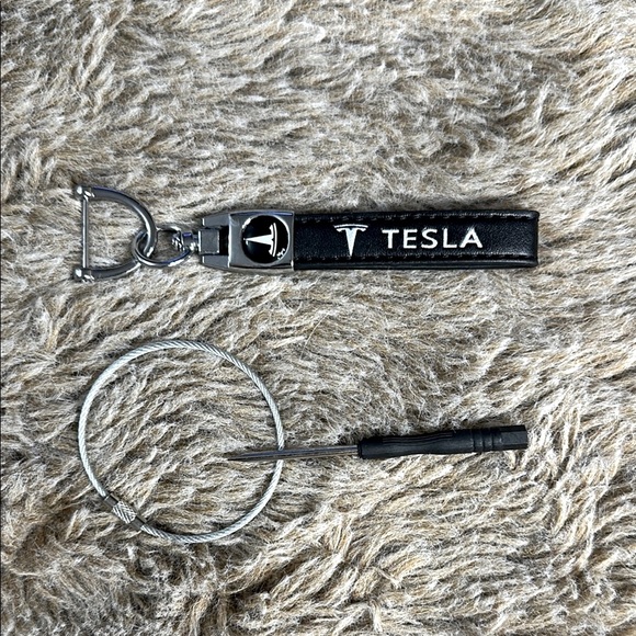 Tesla Other - Tesla Keychain w/ Accessories